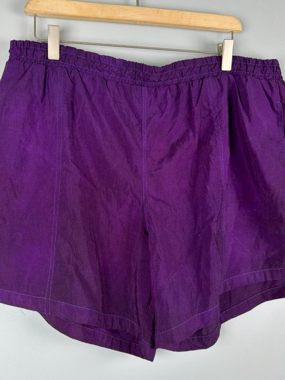 Vintage Surf Gear 80’s Swim Trunks Baggies Beach Purple 90s Surfer Baywatch